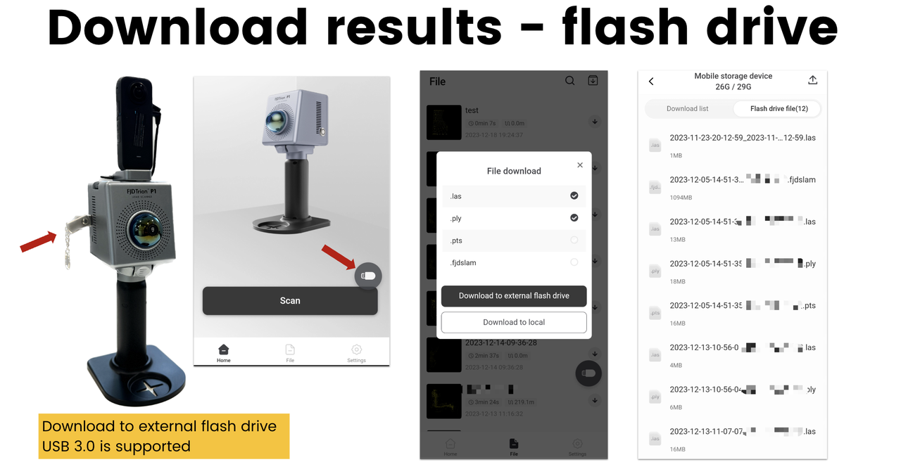 Download to flash drive